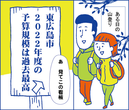 漫画で読む東広島市新年度予算1