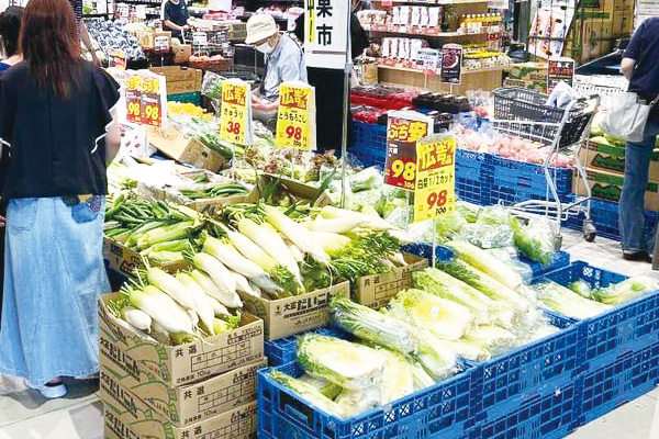 フレスタ西条店は土曜日野菜が安い！