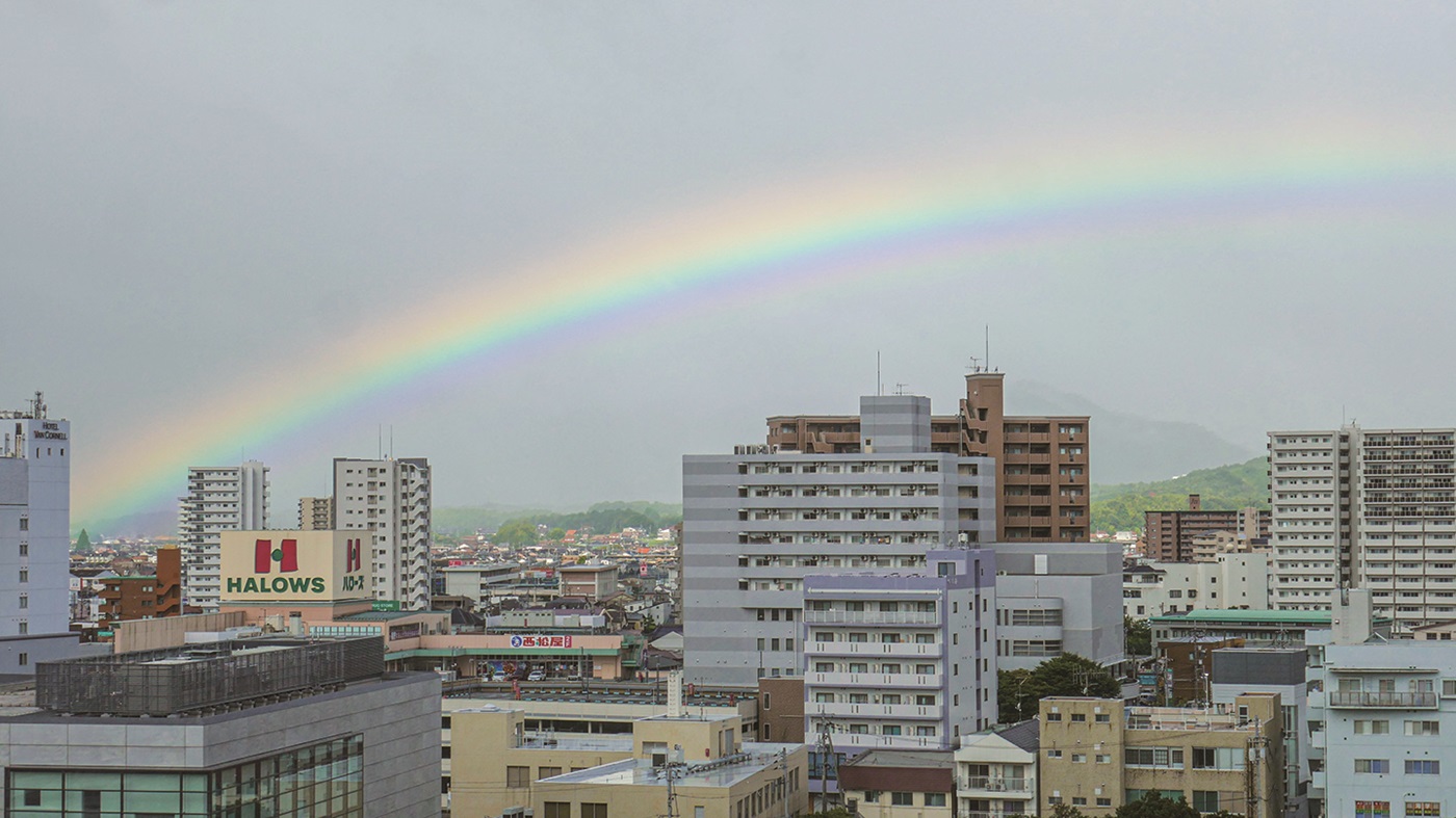 8月31日、東広島市西条町で撮影