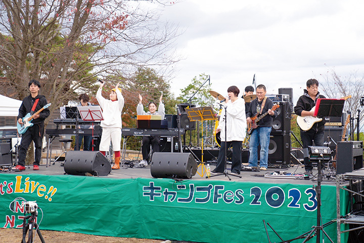 みんなで盛り上げる野外音楽イベント（昨年の様子）