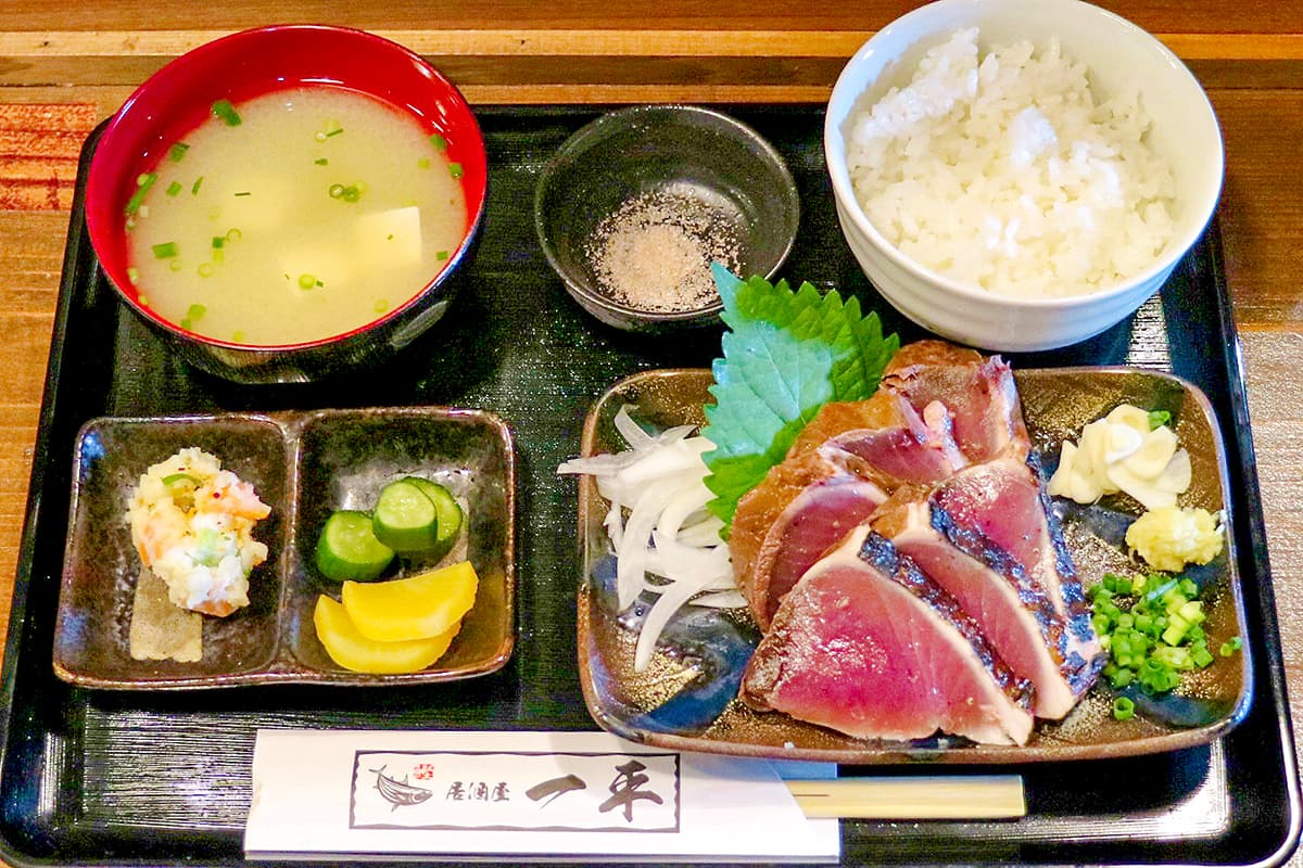 居酒屋一平の贅沢タタキ定食